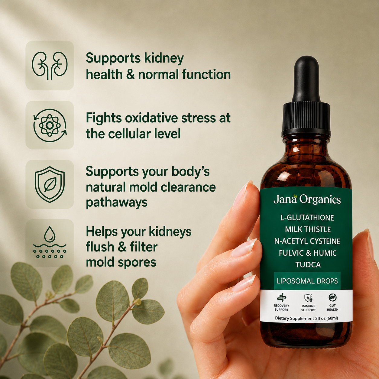 Jana® Mold Clearance Kidney Support